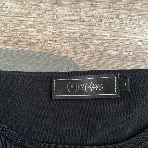 Fitted original rushed front sleeveless top - Picture 2 of 2